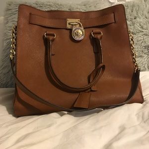 Michael Kors Camel Structured Tote